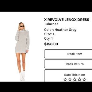 Tularosa X Revolve Lenox sweater dress - size large - perfect condition